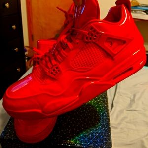 Nike  Air Jordan 11Lab4 Red Patent Leather Excellent Condition Size 14